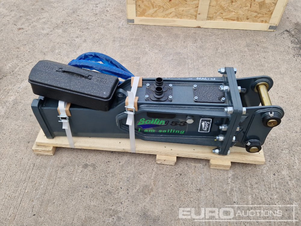 Unused 2025 Sailing 53 Hydraulic Breaker 40mm Pin to suit Mini Excavator - Hydraulic hammer: picture 2 Unused 2025 Sailing 53 Hydraulic Breaker 40mm Pin to suit Mini Excavator - Hydraulic hammer: picture 2
