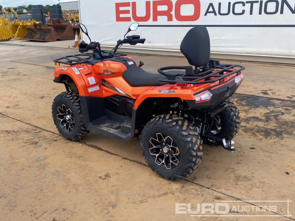 Unused Beast 450L, 4WD Petrol Quad Bike, Front Winch, Power Steering, Front & Rear Diff Lock, Alloy Wheels, LED pack, Rear Tow Hitch, Backrest, (Certificate of Conformity Available) - ATV/ Quad: picture 3 Unused Beast 450L, 4WD Petrol Quad Bike, Front Winch, Power Steering, Front & Rear Diff Lock, Alloy Wheels, LED pack, Rear Tow Hitch, Backrest, (Certificate of Conformity Available) - ATV/ Quad: picture 3