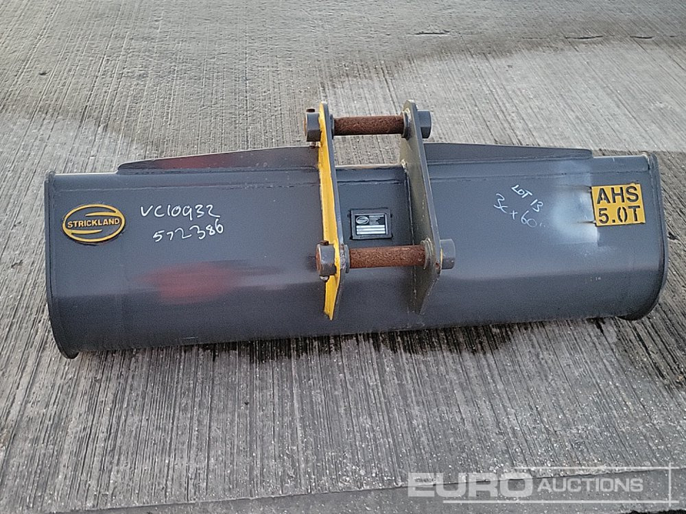 Unused Strickland 60" Ditching Bucket 45mm Pin to suit 4-6 Ton Excavator - Bucket: picture 4 Unused Strickland 60" Ditching Bucket 45mm Pin to suit 4-6 Ton Excavator - Bucket: picture 4