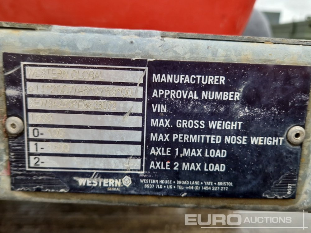 Storage tank Western Single Axle Plastic Water Bowser: picture 19