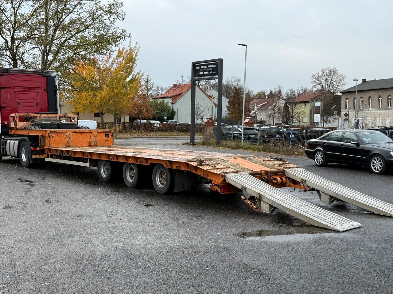 Möslein ST3/Teleskop 3.5m/Lenkachse/Rampen - Low loader semi-trailer: picture 2 Möslein ST3/Teleskop 3.5m/Lenkachse/Rampen - Low loader semi-trailer: picture 2