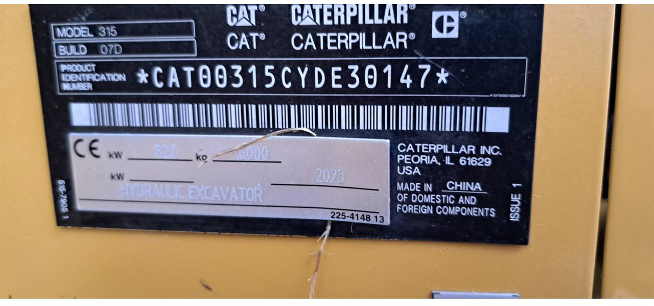 CAT 315-07 - Crawler excavator: picture 4 CAT 315-07 - Crawler excavator: picture 4