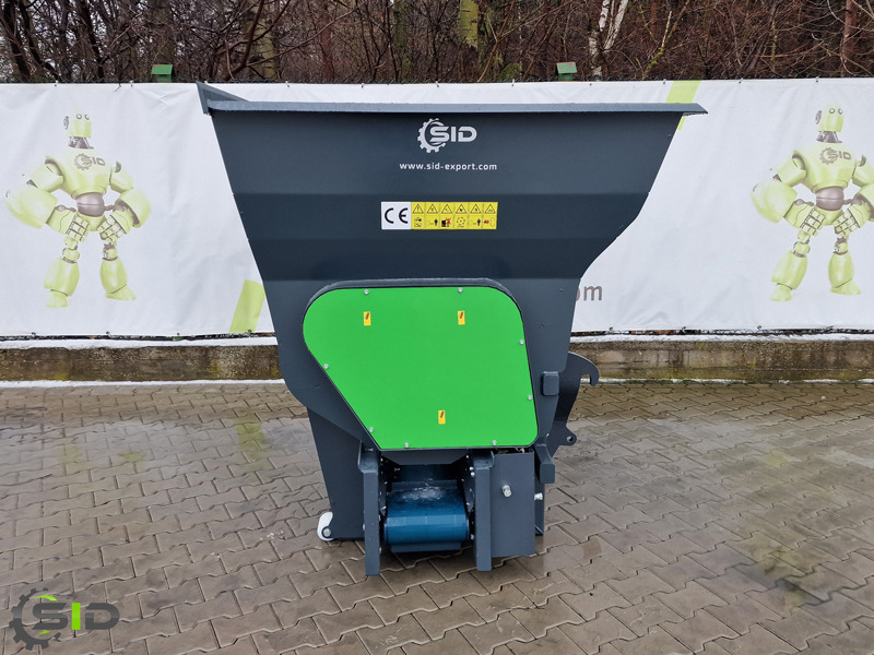 SID EINSTREUGERÄT MIT BAND / FUTTERVERTEILER / Bedding Bucket / Pailleuse 1,0m 0,8m3 - Loader bucket for Agricultural machinery: picture 2 SID EINSTREUGERÄT MIT BAND / FUTTERVERTEILER / Bedding Bucket / Pailleuse 1,0m 0,8m3 - Loader bucket for Agricultural machinery: picture 2