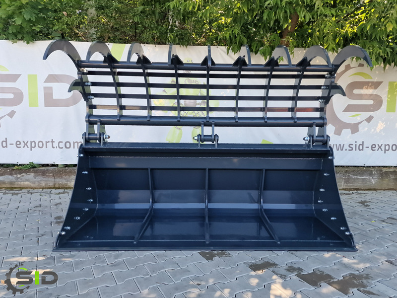 SID GREIFSCHAUFEL GEBRANNTE ZINKEN / Godet Crocodile BMS / Grab bucket burned tines 1,0 m - Clamshell bucket for Farm tractor: picture 4 SID GREIFSCHAUFEL GEBRANNTE ZINKEN / Godet Crocodile BMS / Grab bucket burned tines 1,0 m - Clamshell bucket for Farm tractor: picture 4