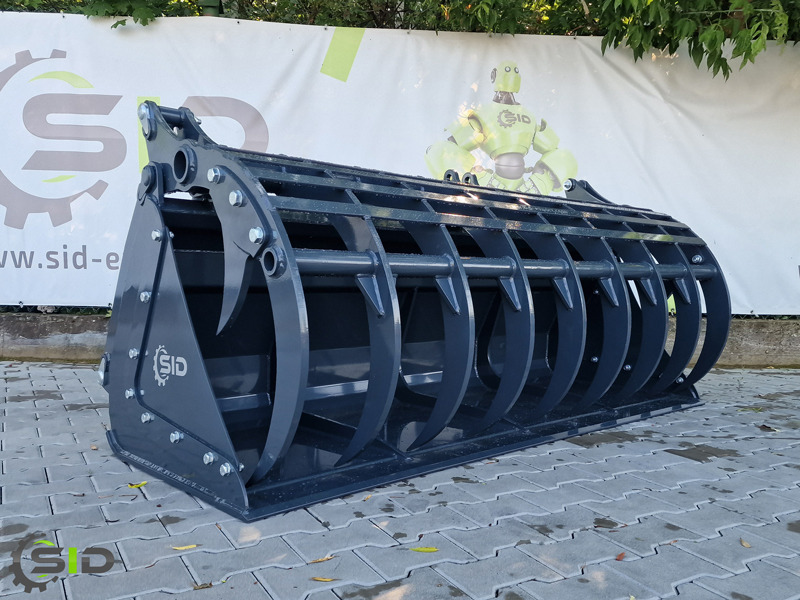 SID GREIFSCHAUFEL GEBRANNTE ZINKEN / Godet Crocodile BMS / Grab bucket burned tines 1,0 m - Clamshell bucket for Farm tractor: picture 1 SID GREIFSCHAUFEL GEBRANNTE ZINKEN / Godet Crocodile BMS / Grab bucket burned tines 1,0 m - Clamshell bucket for Farm tractor: picture 1