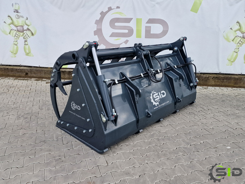 SID GREIFSCHAUFEL XXL GEBRANNTE ZINKEN / BMS Godet Crocodile / Grab bucket crocodile 2,2 - Clamshell bucket for Loader bucket: picture 5 SID GREIFSCHAUFEL XXL GEBRANNTE ZINKEN / BMS Godet Crocodile / Grab bucket crocodile 2,2 - Clamshell bucket for Loader bucket: picture 5