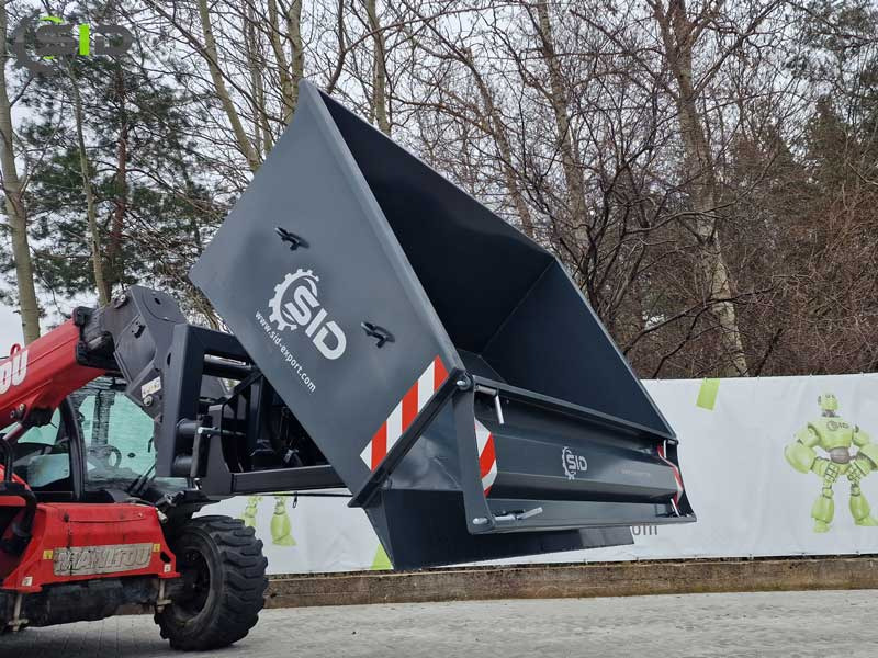 SID Kippmulde leicht Heckcontainer / Hydraulic transport box 1200 mm x 950 mm - Counterweight for Counterweight: picture 1 SID Kippmulde leicht Heckcontainer / Hydraulic transport box 1200 mm x 950 mm - Counterweight for Counterweight: picture 1