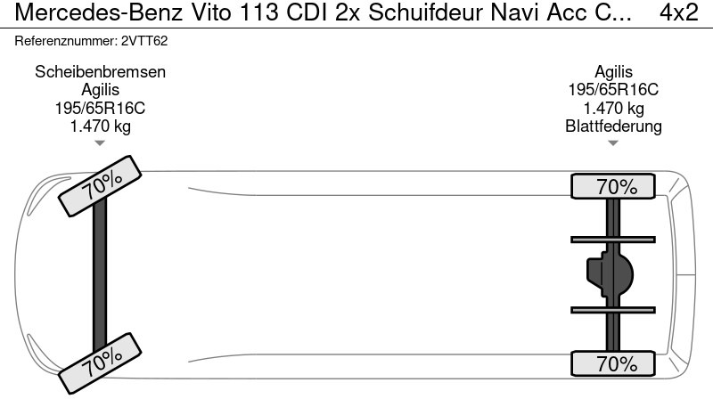Mercedes-Benz Vito 113 CDI 2x Schuifdeur Navi Acc Cruise 1e Eigenaar Origi NL VERKOCHT! - Small van: picture 5 Mercedes-Benz Vito 113 CDI 2x Schuifdeur Navi Acc Cruise 1e Eigenaar Origi NL VERKOCHT! - Small van: picture 5