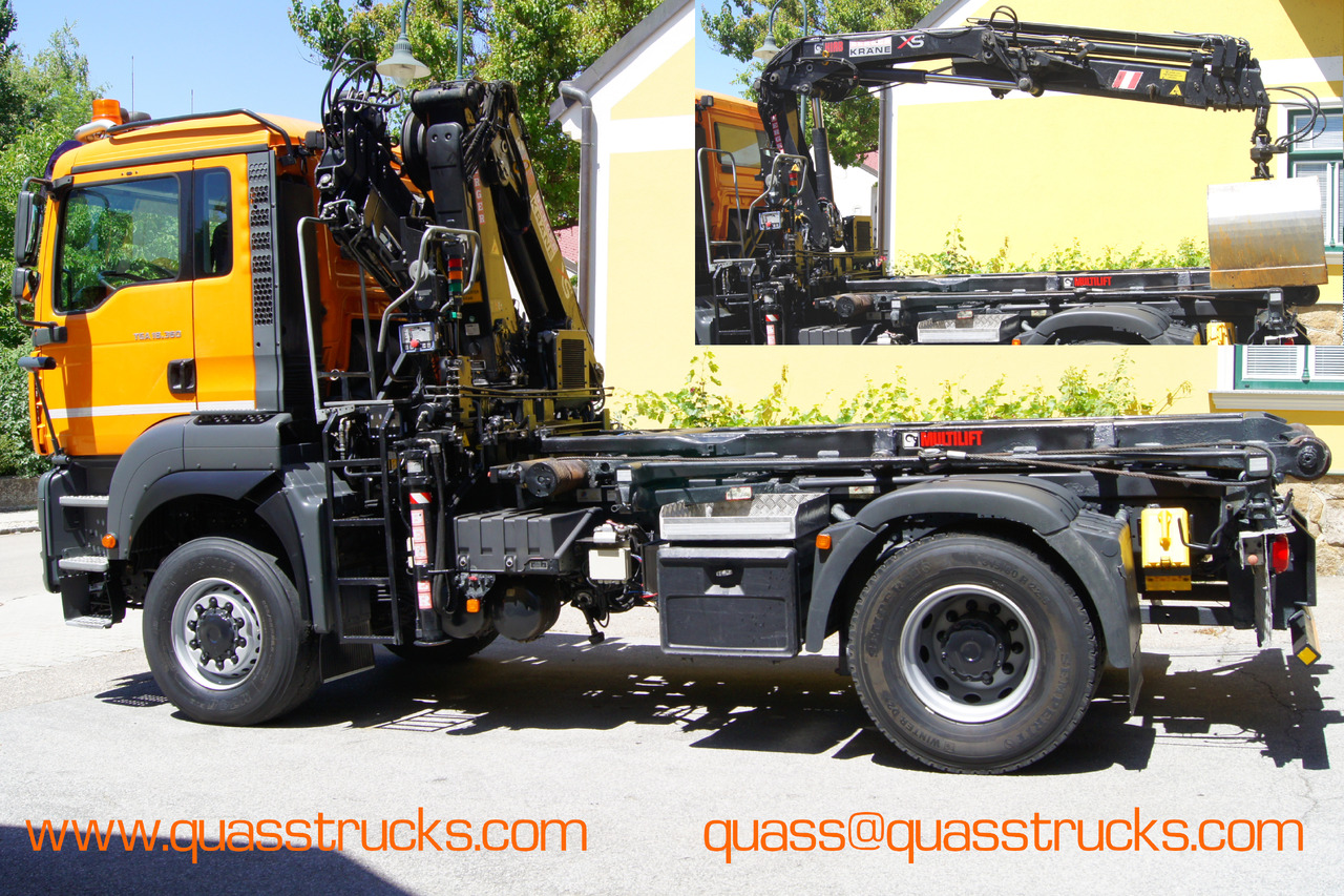 MAN TGA 18.360 BL 4x4/Euro 4/TÜV/HIAB 111 korbfähig/MULTILIFT/Winterdienst - Hook lift truck, Crane truck: picture 3 MAN TGA 18.360 BL 4x4/Euro 4/TÜV/HIAB 111 korbfähig/MULTILIFT/Winterdienst - Hook lift truck, Crane truck: picture 3