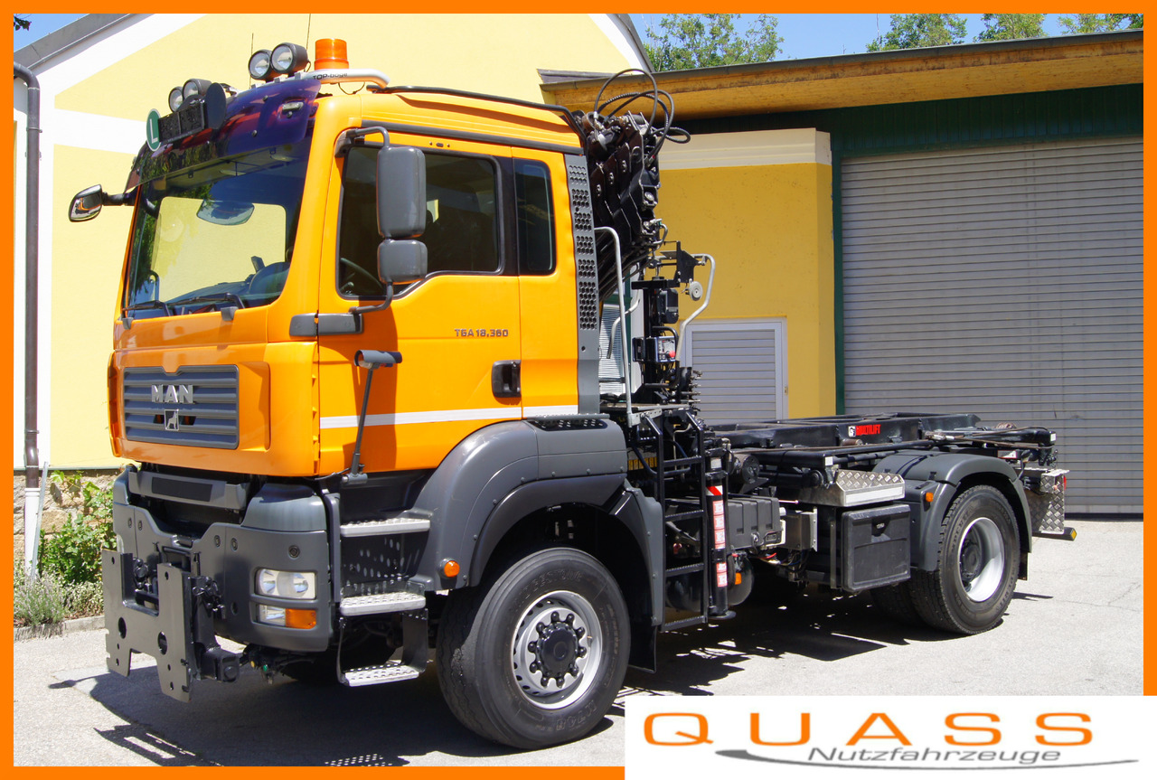 MAN TGA 18.360 BL 4x4/Euro4/TÜV/HIAB 111/MULTILIFT/Winterdienst - Tipper, Crane truck: picture 1 MAN TGA 18.360 BL 4x4/Euro4/TÜV/HIAB 111/MULTILIFT/Winterdienst - Tipper, Crane truck: picture 1
