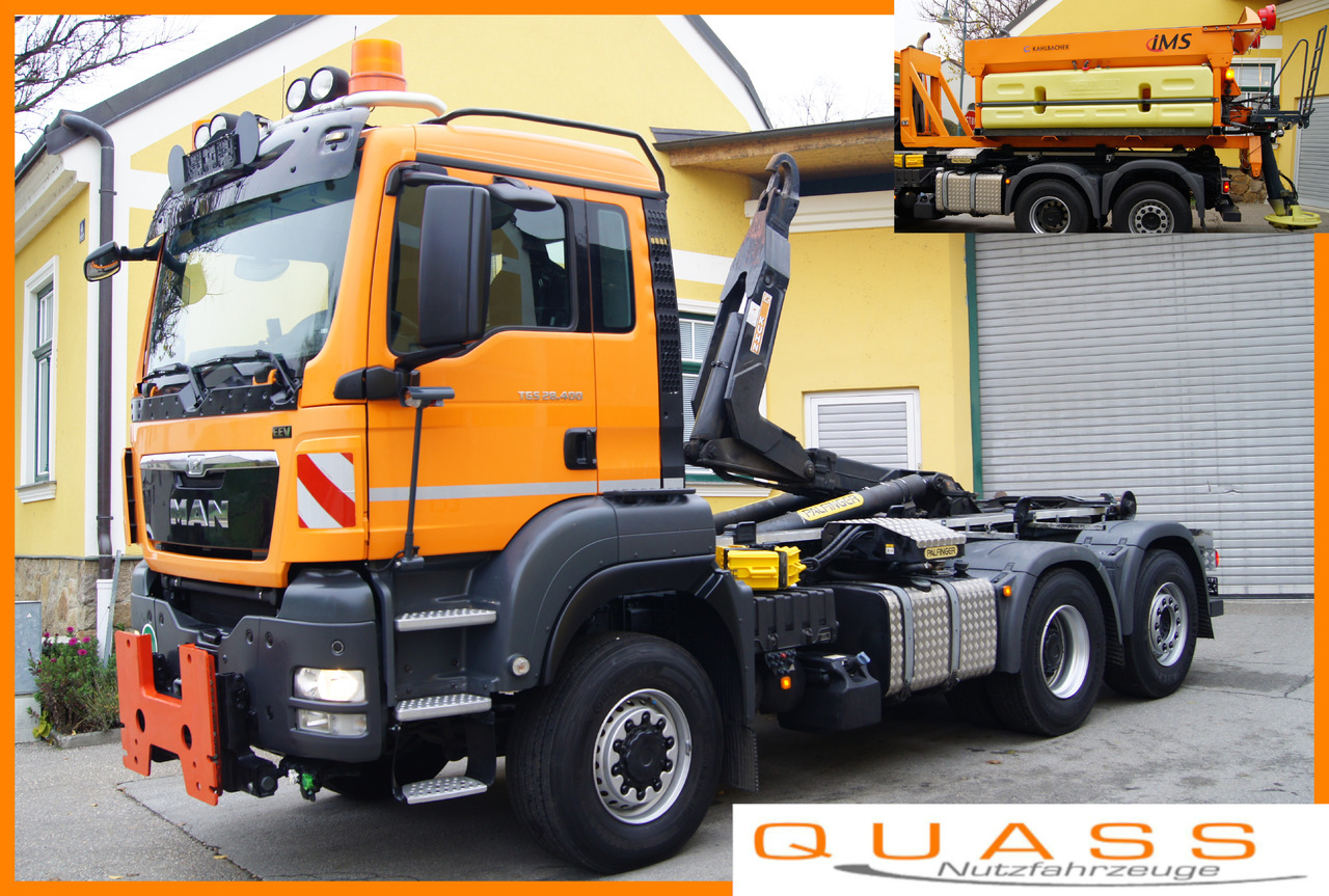 MAN TGS 28.400 BL 6x4-4/TÜV/PALIFT/Winterdienst/Salzstreuer/Streuer/Schneepflug - Tipper: picture 1 MAN TGS 28.400 BL 6x4-4/TÜV/PALIFT/Winterdienst/Salzstreuer/Streuer/Schneepflug - Tipper: picture 1