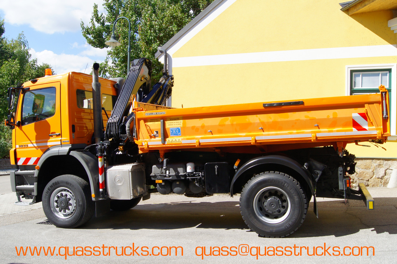 MERCEDES-BENZ AXOR 1833 4x4/TÜV/Eur4/HIAB 088/MEILLER/Winterdienst/Salzstreuer - Crane truck: picture 3 MERCEDES-BENZ AXOR 1833 4x4/TÜV/Eur4/HIAB 088/MEILLER/Winterdienst/Salzstreuer - Crane truck: picture 3