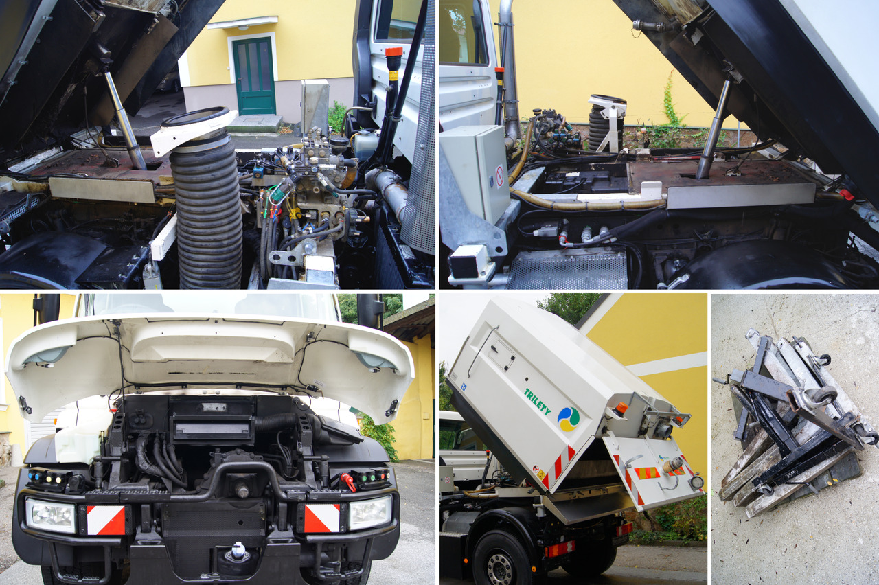 Road sweeper UNIMOG Unimog U400 + TRILETY Kehrmaschine/TÜV/EUR4/Leistungshydraulik: picture 14