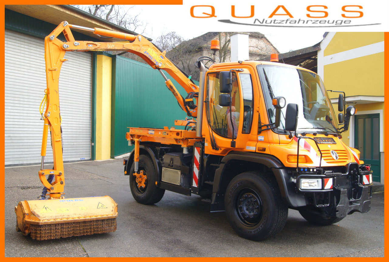 Mercedes-Benz Unimog U 400/TÜV/Hydrostat/Mähtür +MULAG MHU 800 - Utility/ Special vehicle: picture 1 Mercedes-Benz Unimog U 400/TÜV/Hydrostat/Mähtür +MULAG MHU 800 - Utility/ Special vehicle: picture 1