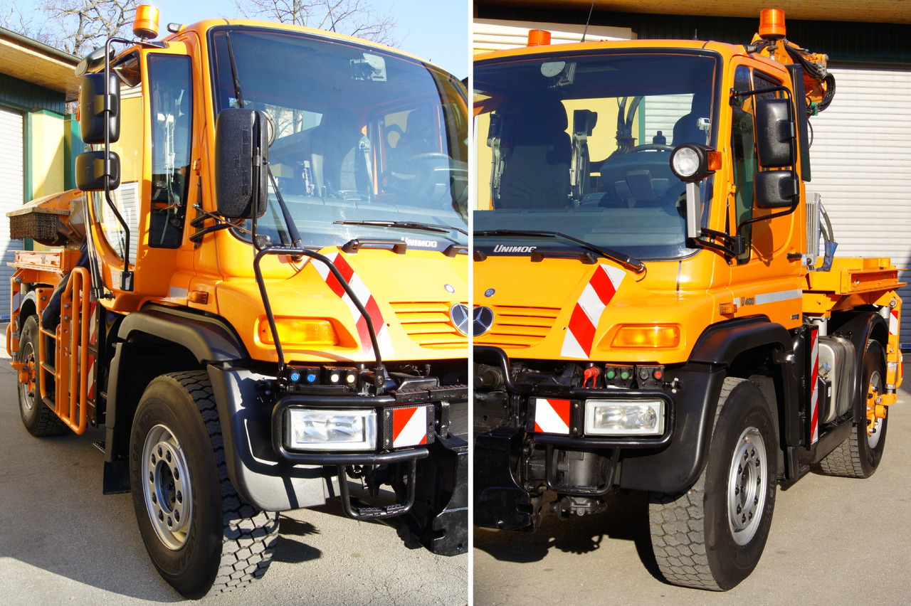 Utility/ Special vehicle Unimog Unimog U 400/Hydrostat/Mähtür +MULAG MHU 800: picture 8