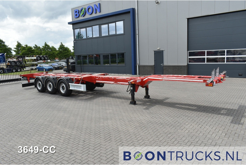 D-Tec FLEXITRAILER | 2x20-30-40-45ft HC * 2x LIFT AXLE * 2x EXTENDABLE * DISC BRAKES - Container transporter/ Swap body semi-trailer: picture 4 D-Tec FLEXITRAILER | 2x20-30-40-45ft HC * 2x LIFT AXLE * 2x EXTENDABLE * DISC BRAKES - Container transporter/ Swap body semi-trailer: picture 4
