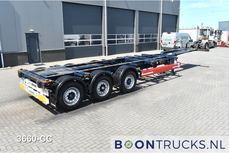 Krone SD BOX LINER | 2x20-40-45ft HC * LIFT AXLE * BPW/DISC * EXTENDABLE REAR * 7x AVAILABLE - Container transporter/ Swap body semi-trailer: picture 1 Krone SD BOX LINER | 2x20-40-45ft HC * LIFT AXLE * BPW/DISC * EXTENDABLE REAR * 7x AVAILABLE - Container transporter/ Swap body semi-trailer: picture 1