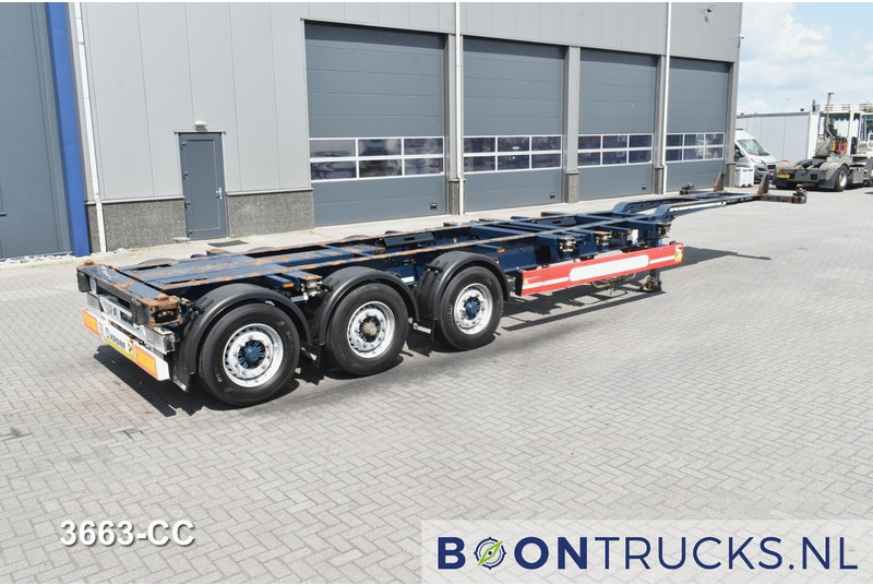 Krone SD BOX LINER | 2x20-40-45ft HC * LIFTACHSE * BPW/SCHEIBE * HECKSCHIEBER * 10x VERFÜGBAR - Container transporter/ Swap body semi-trailer: picture 1 Krone SD BOX LINER | 2x20-40-45ft HC * LIFTACHSE * BPW/SCHEIBE * HECKSCHIEBER * 10x VERFÜGBAR - Container transporter/ Swap body semi-trailer: picture 1