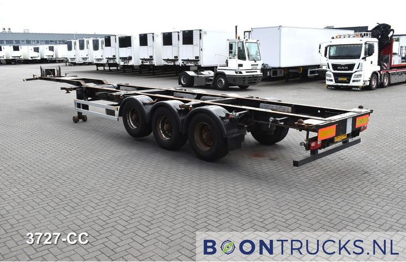 Pacton T3-007 | 2x20-40-45ft HC * FIXED CHASSIS * LIFT AXLE * NL TRAILER - Container transporter/ Swap body semi-trailer: picture 2 Pacton T3-007 | 2x20-40-45ft HC * FIXED CHASSIS * LIFT AXLE * NL TRAILER - Container transporter/ Swap body semi-trailer: picture 2