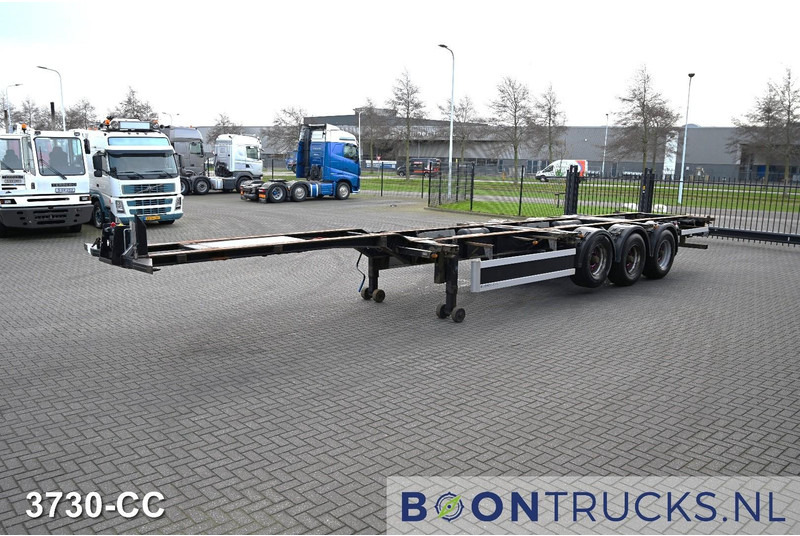 Pacton T3-007 2x20-40-45ft HC * LIFT AXLE * BPW * NL TRAILER - Container transporter/ Swap body semi-trailer: picture 4 Pacton T3-007 2x20-40-45ft HC * LIFT AXLE * BPW * NL TRAILER - Container transporter/ Swap body semi-trailer: picture 4