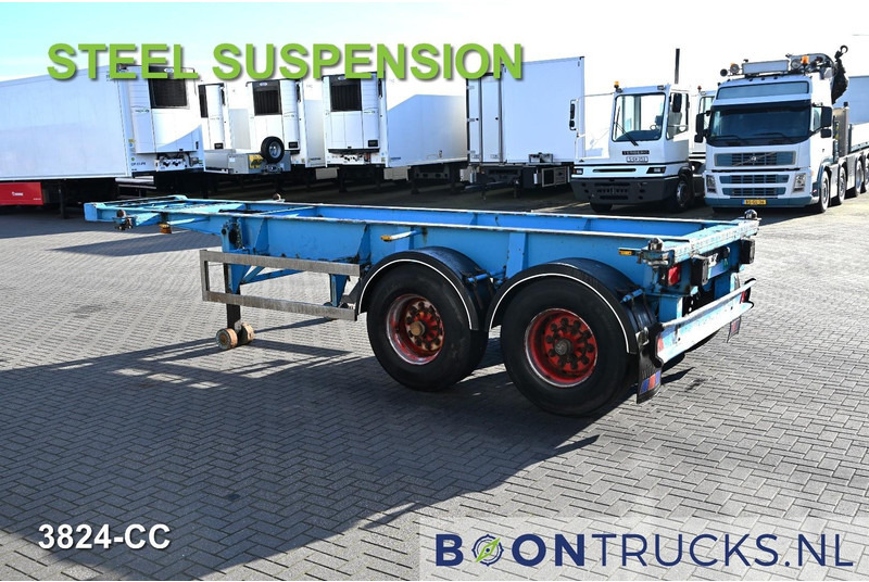 Schweriner Nutzfahrzeuge CS 20 CHASSIS | 20 ft * STEEL SUSPENSION * BPW/DRUM * 9x AVAILABLE - Container transporter/ Swap body semi-trailer: picture 2 Schweriner Nutzfahrzeuge CS 20 CHASSIS | 20 ft * STEEL SUSPENSION * BPW/DRUM * 9x AVAILABLE - Container transporter/ Swap body semi-trailer: picture 2
