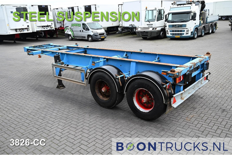 Schweriner Nutzfahrzeuge CS 20 CHASSIS | 20ft * STEEL SUSPENSION * BPW / DRUM * 9x AVAILABLE - Container transporter/ Swap body semi-trailer: picture 2 Schweriner Nutzfahrzeuge CS 20 CHASSIS | 20ft * STEEL SUSPENSION * BPW / DRUM * 9x AVAILABLE - Container transporter/ Swap body semi-trailer: picture 2