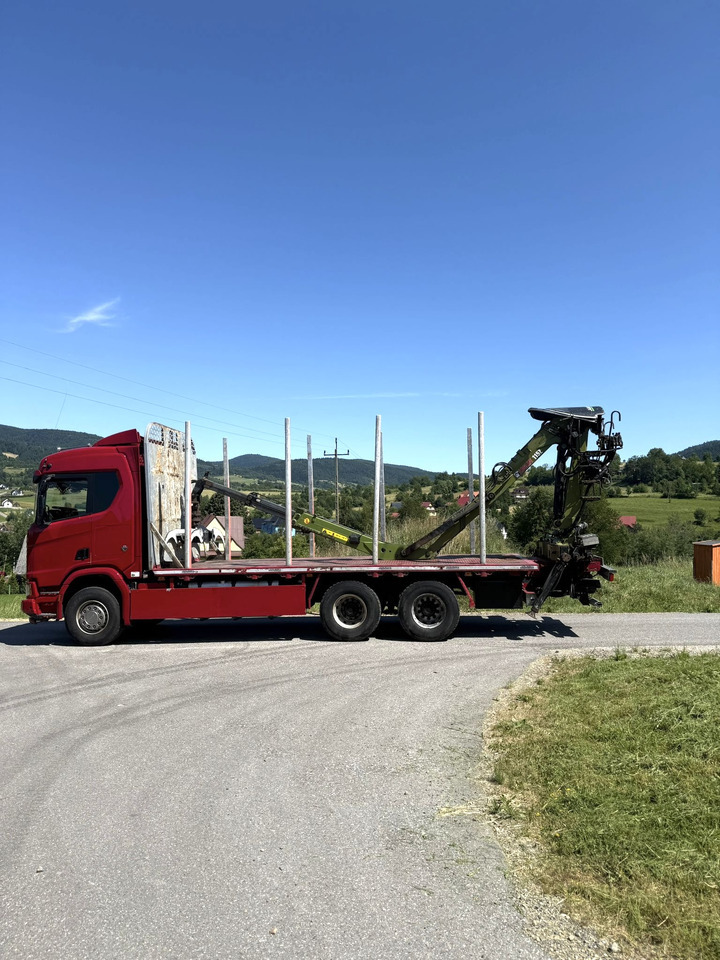SCANIA R520 XT - Timber truck, Crane truck: picture 4 SCANIA R520 XT - Timber truck, Crane truck: picture 4