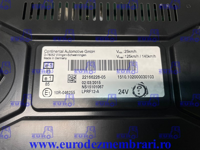 ELEMENT BORD CEAS BORD RENAULT T 22166228, 22224253 - Dashboard for Truck: picture 3 ELEMENT BORD CEAS BORD RENAULT T 22166228, 22224253 - Dashboard for Truck: picture 3