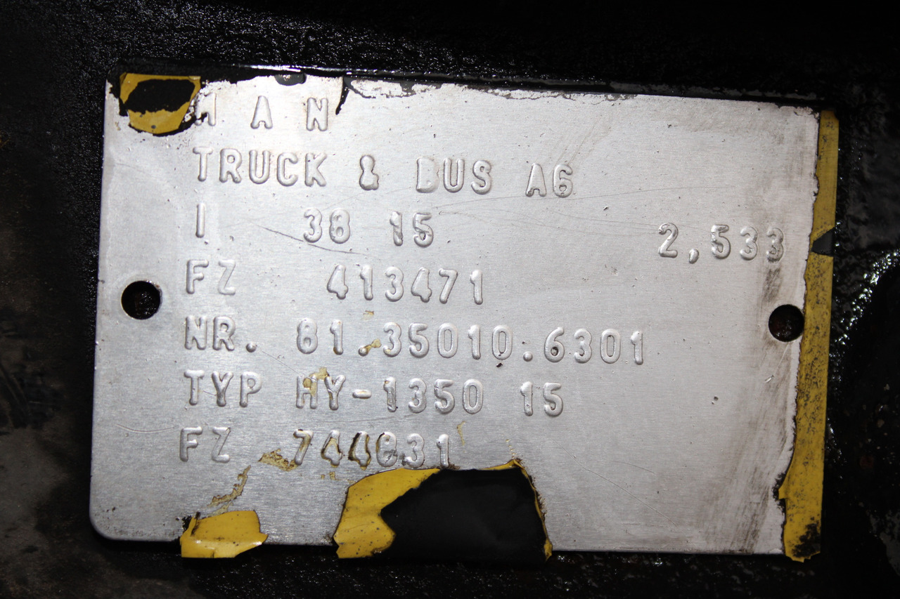 GRUP DIFERENTIAL MAN TGX R=38:15 HY-1350 15 81.35010.6301 - Differential gear for Truck: picture 3 GRUP DIFERENTIAL MAN TGX R=38:15 HY-1350 15 81.35010.6301 - Differential gear for Truck: picture 3