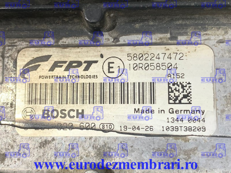 KIT PORNIRE IVECO S-WAY CURSOR 11 E6 480CP 5802247472, 5802368283 - ECU for Truck: picture 2 KIT PORNIRE IVECO S-WAY CURSOR 11 E6 480CP 5802247472, 5802368283 - ECU for Truck: picture 2