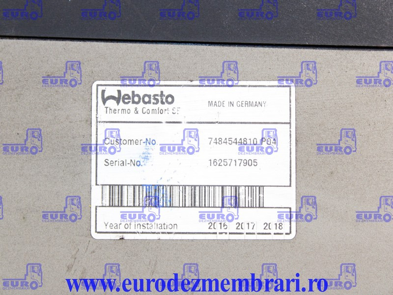 SIROCOU RENAULT T AIR TOP EVO 2000 7484544810 - Heating/ Ventilation for Truck: picture 4 SIROCOU RENAULT T AIR TOP EVO 2000 7484544810 - Heating/ Ventilation for Truck: picture 4