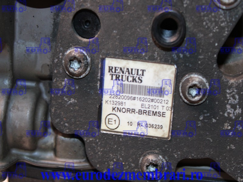SUPAPA REFULARE RENAULT T 22820096, K132981 - Brake valve for Truck: picture 3 SUPAPA REFULARE RENAULT T 22820096, K132981 - Brake valve for Truck: picture 3