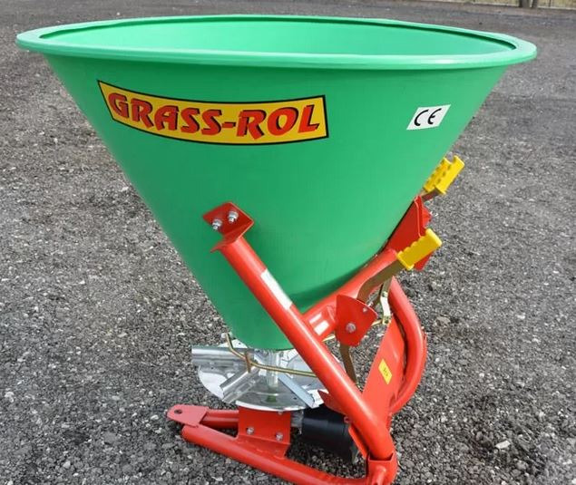 Grass - Rol Rozsiewacz jednotarczowy / Einscheibenstreuer / Single disc spreader / Однодисковый разбрасыватель - Fertilizer spreader: picture 1 Grass - Rol Rozsiewacz jednotarczowy / Einscheibenstreuer / Single disc spreader / Однодисковый разбрасыватель - Fertilizer spreader: picture 1