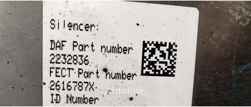 DAF CF/XF - Catalytic converter: picture 3 DAF CF/XF - Catalytic converter: picture 3