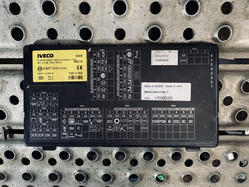 Iveco STRALIS - ECU: picture 1 Iveco STRALIS - ECU: picture 1