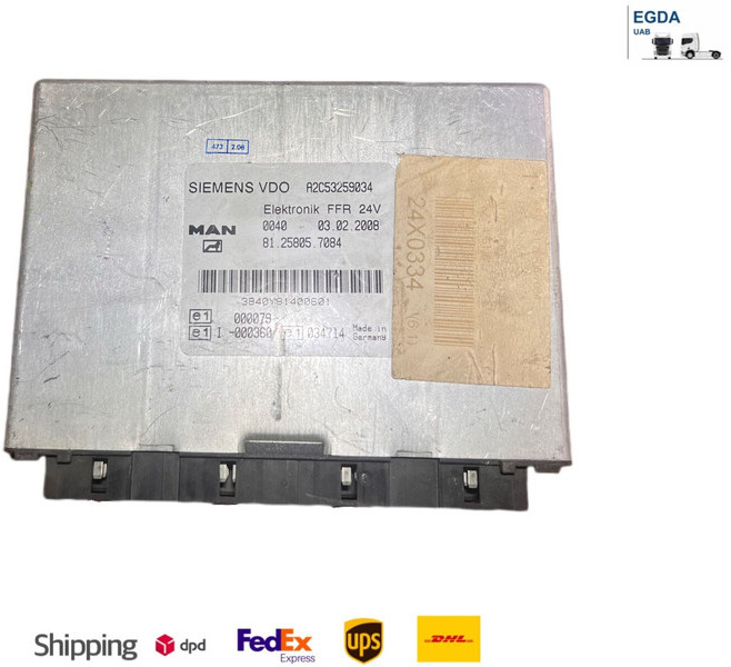 MAN SIEMENS VDO Elektronik FFR A2C53259034 81.25805.7084 - ECU: picture 1 MAN SIEMENS VDO Elektronik FFR A2C53259034 81.25805.7084 - ECU: picture 1