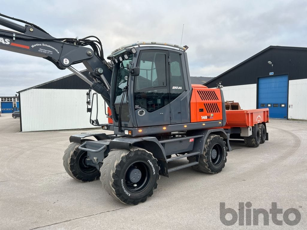 Atlas 140W blue - Wheel excavator: picture 2 Atlas 140W blue - Wheel excavator: picture 2