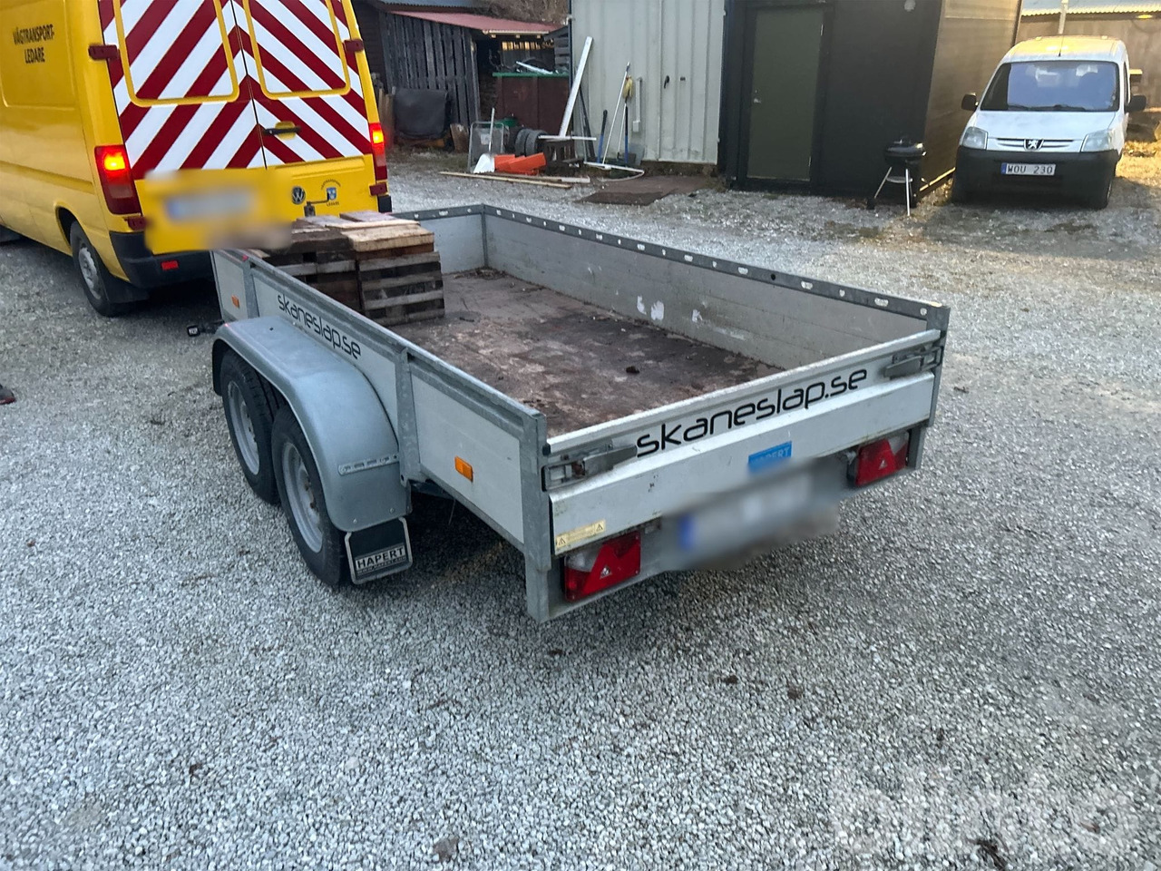 HAPERT / 2 AXLAT - Dropside/ Flatbed trailer: picture 3 HAPERT / 2 AXLAT - Dropside/ Flatbed trailer: picture 3