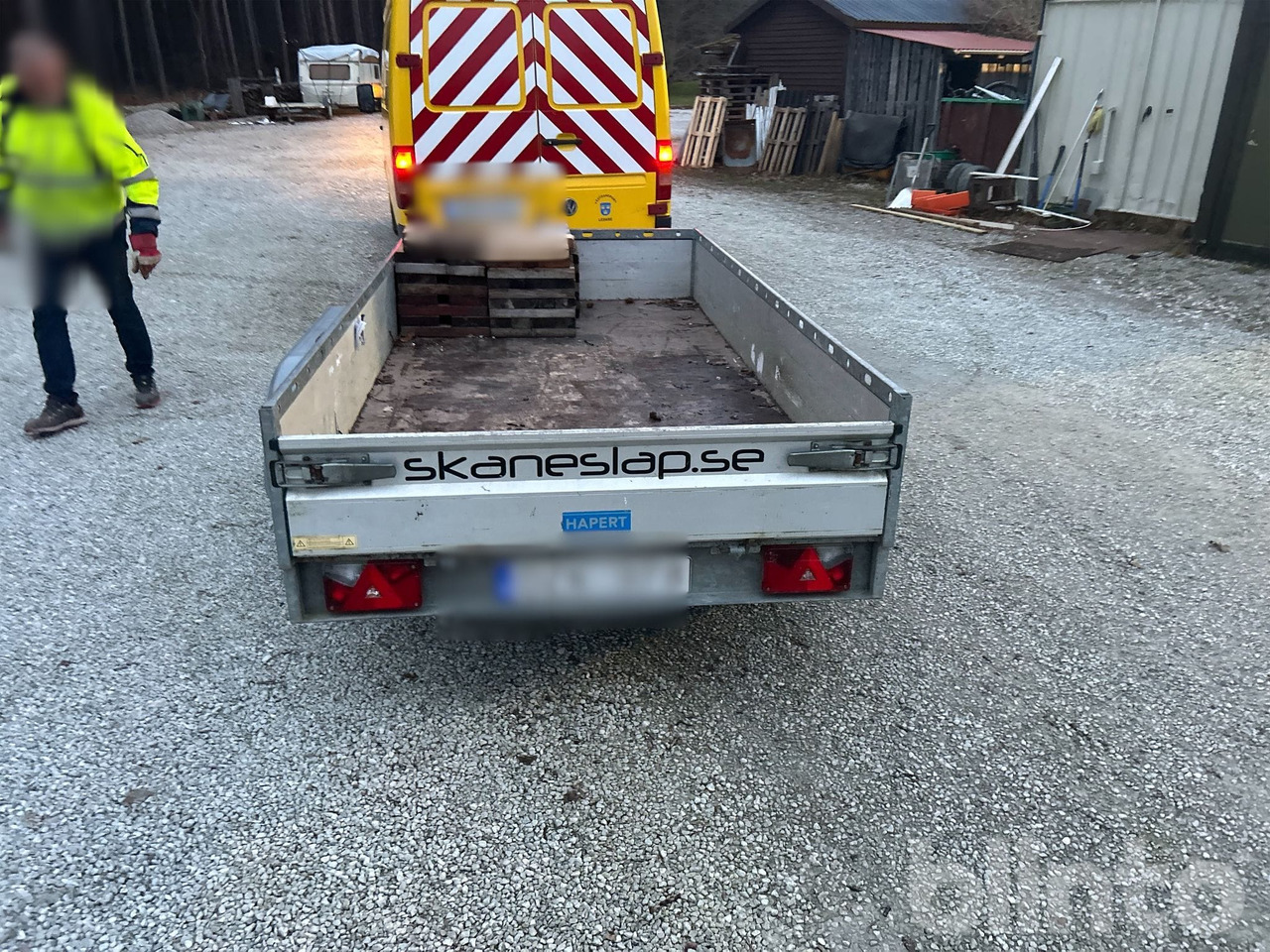 HAPERT / 2 AXLAT - Dropside/ Flatbed trailer: picture 4 HAPERT / 2 AXLAT - Dropside/ Flatbed trailer: picture 4