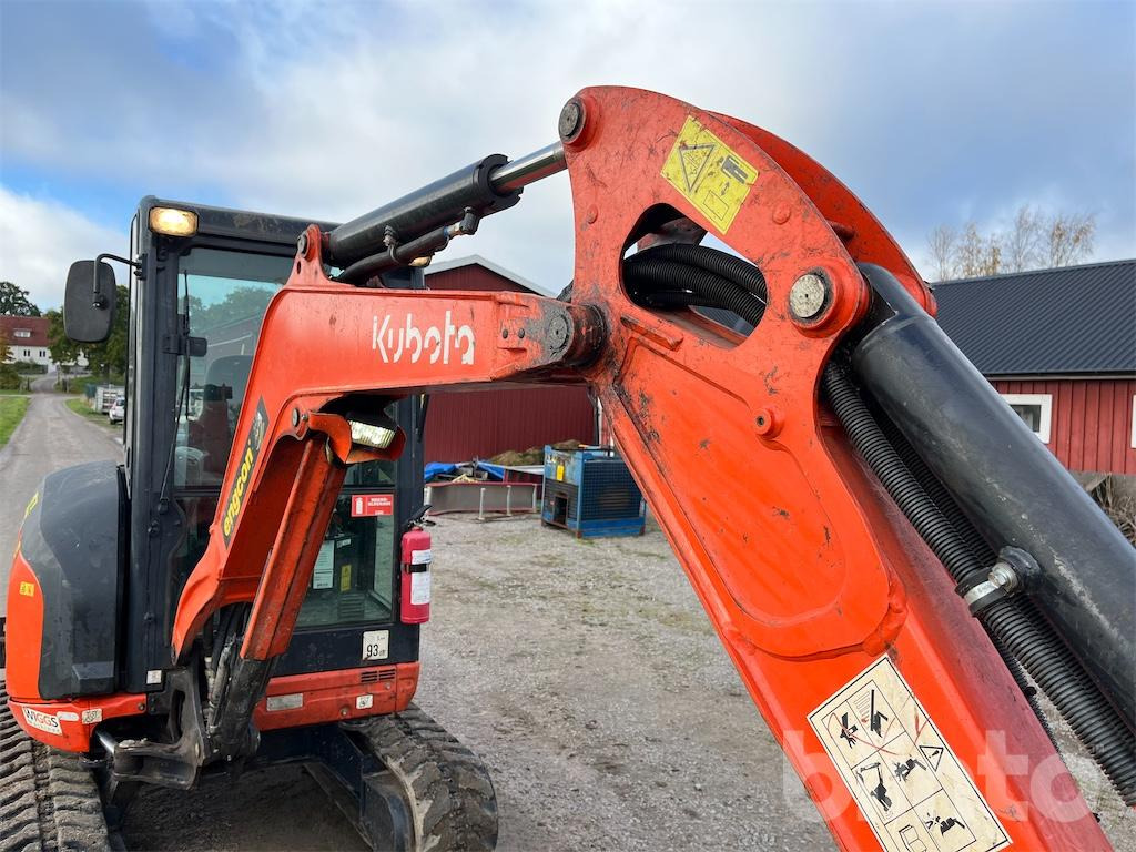 Mini excavator Kubota U27-4 med maskinsläp: picture 36