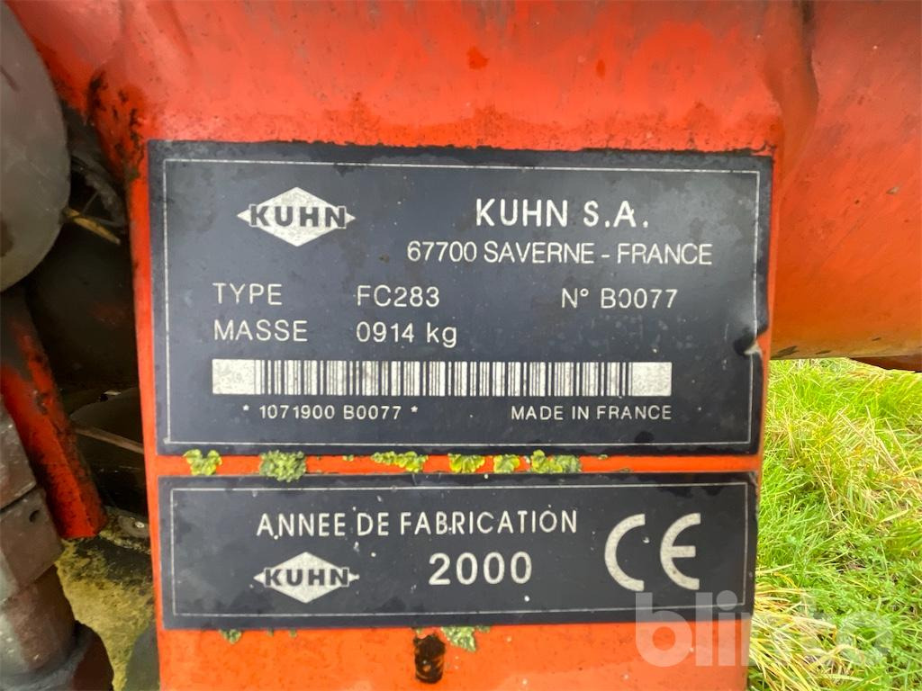 Kuhn FC 283 (2000) - Mower: picture 5 Kuhn FC 283 (2000) - Mower: picture 5