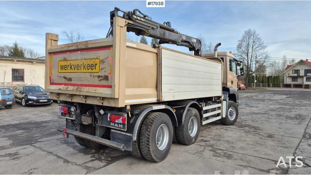 MAN TGS 33.400 (2009) - Tipper, Crane truck: picture 3 MAN TGS 33.400 (2009) - Tipper, Crane truck: picture 3