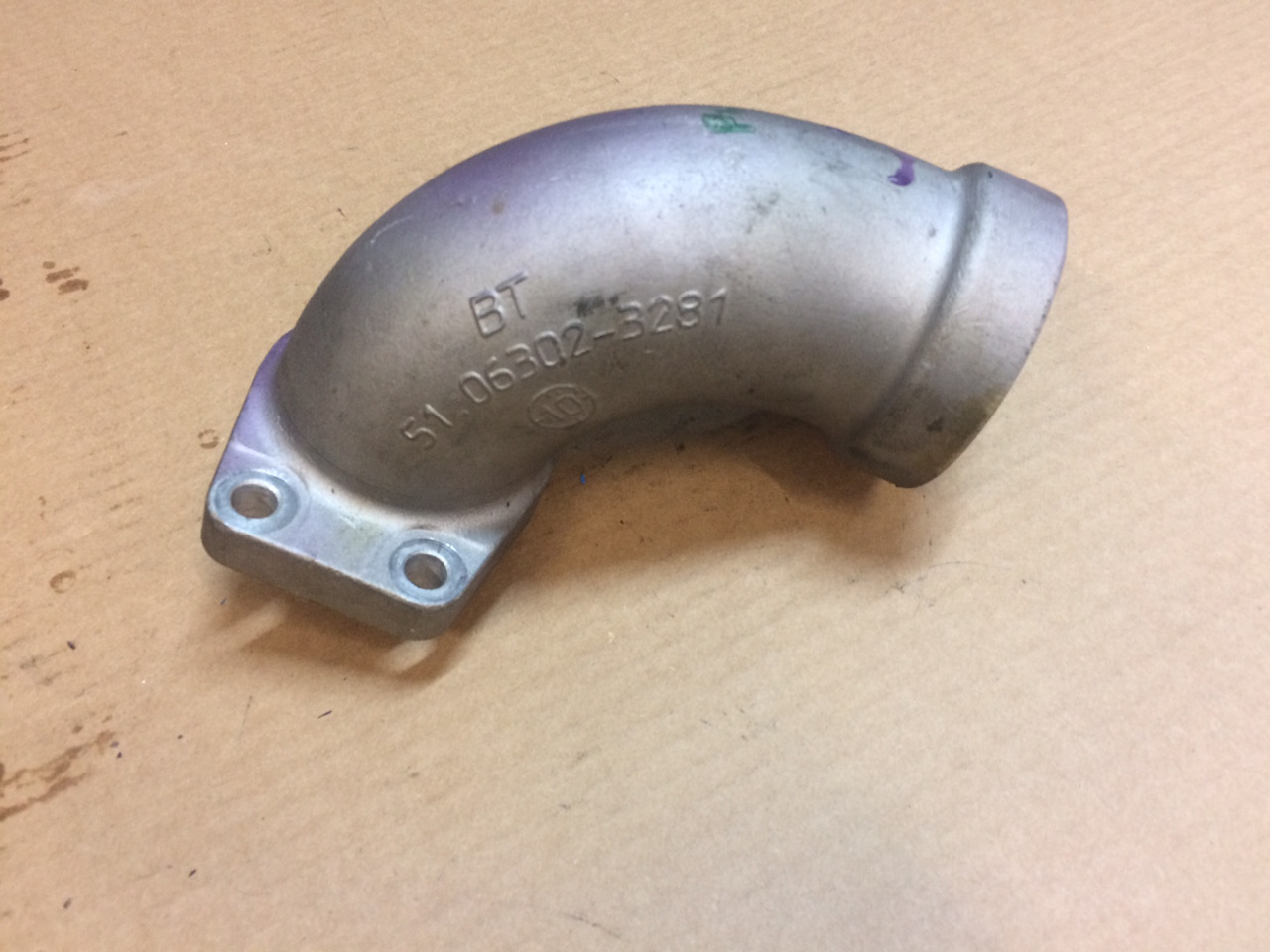 GOMITO LIQUIDO RAFFREDDAMENTO MAN 51063020721 - Cooling system for Truck: picture 2 GOMITO LIQUIDO RAFFREDDAMENTO MAN 51063020721 - Cooling system for Truck: picture 2