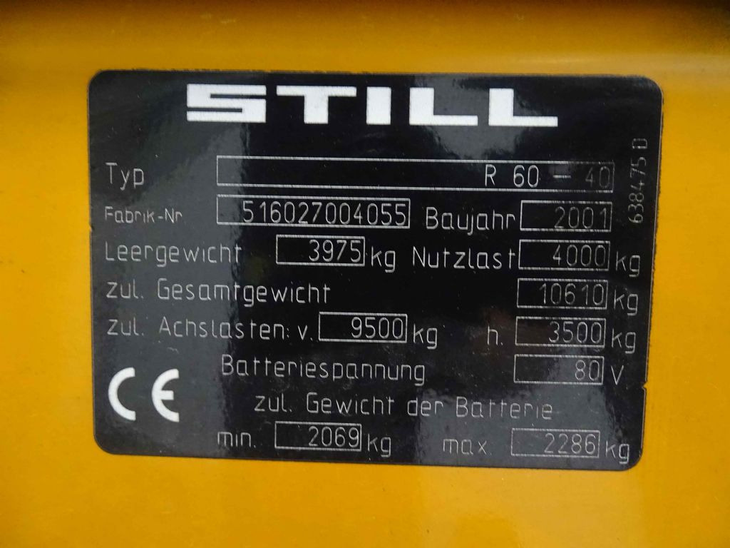 Still R60-40 - Electric forklift: picture 5 Still R60-40 - Electric forklift: picture 5