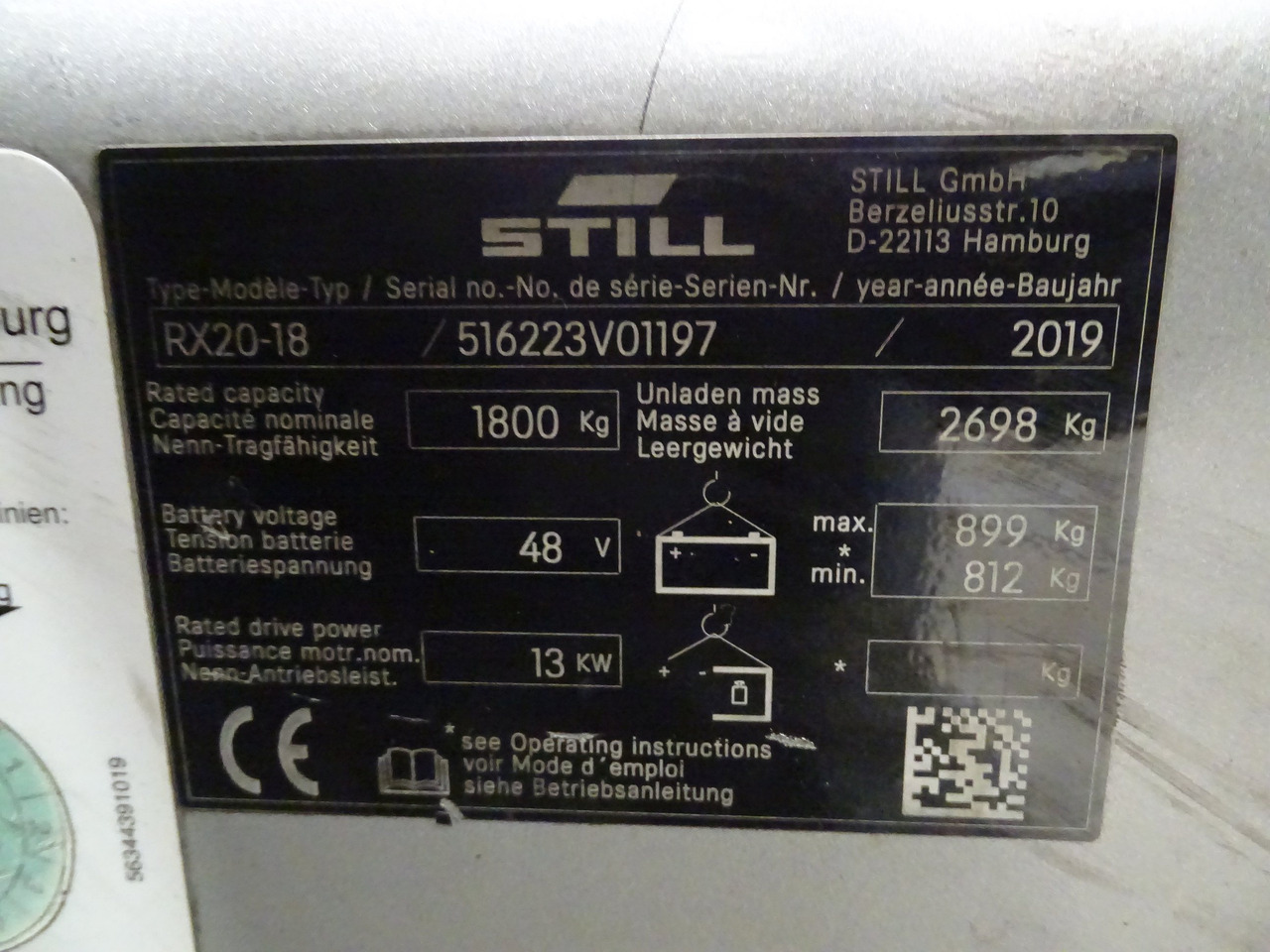 Still RX20-18 - Electric forklift: picture 5 Still RX20-18 - Electric forklift: picture 5