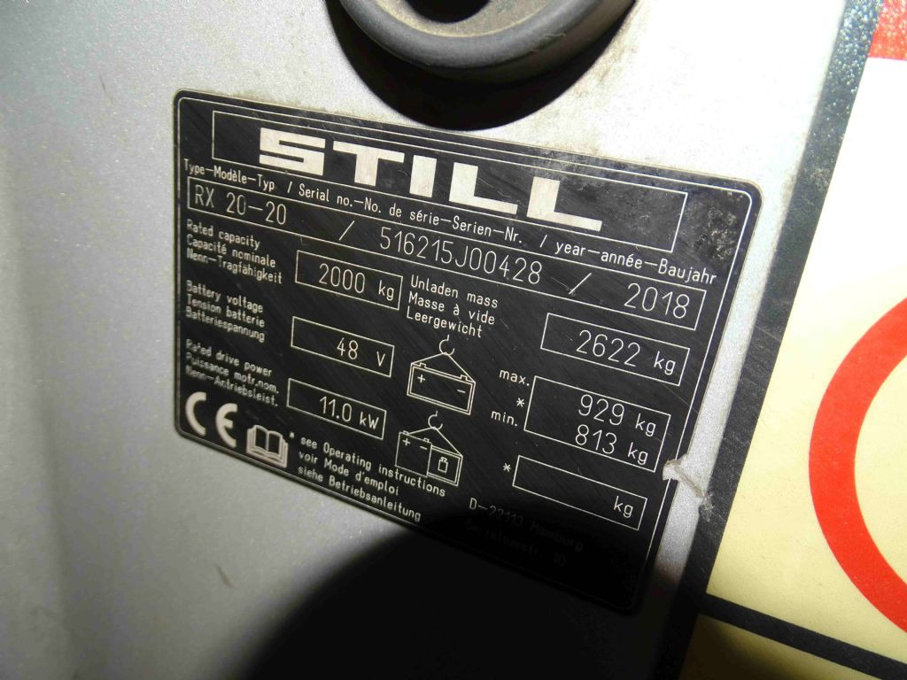 Still RX20-20 - Electric forklift: picture 5 Still RX20-20 - Electric forklift: picture 5