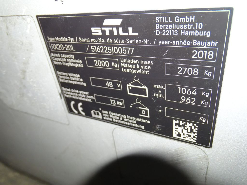 Still RX20-20L - Electric forklift: picture 5 Still RX20-20L - Electric forklift: picture 5