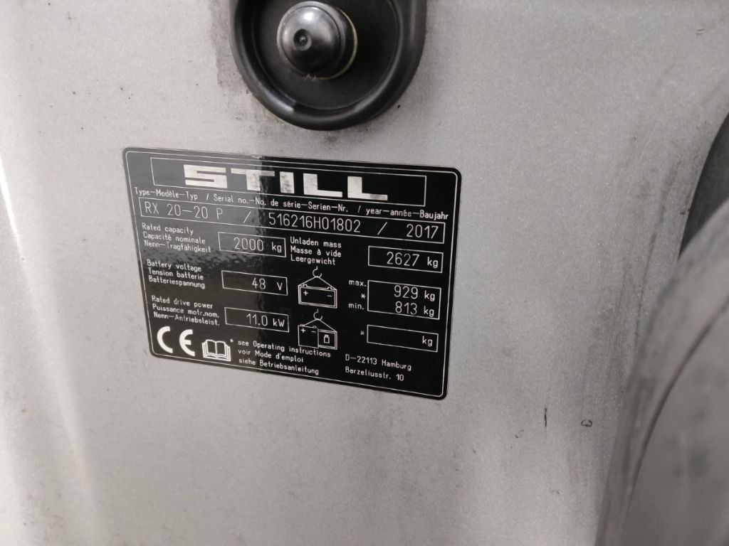 Still RX20-20P - Electric forklift: picture 5 Still RX20-20P - Electric forklift: picture 5