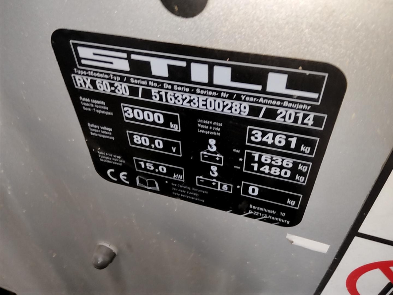 Still RX60-30 - Electric forklift: picture 5 Still RX60-30 - Electric forklift: picture 5