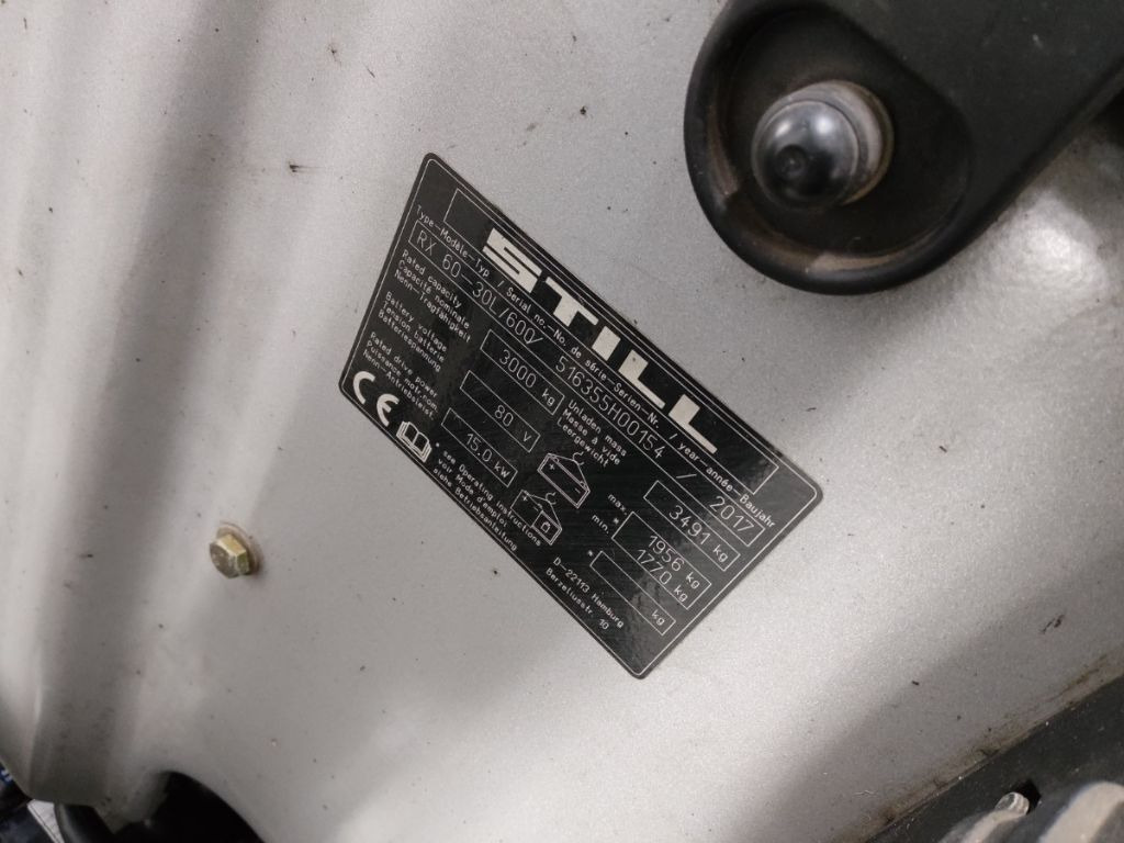 Still RX60-30L/600 - Electric forklift: picture 5 Still RX60-30L/600 - Electric forklift: picture 5